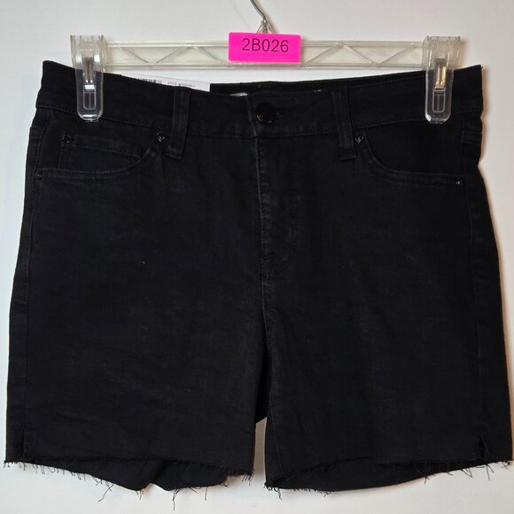 Seven7 Black Denim Weekend Shorts Women’s Size 6 – NWT - Picture 1 of 5